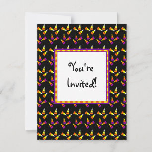 Aangepaste uitnodigingen voor Snoep op basis van h