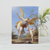 Aangepaste uitnodigingen voor "The Guardian Angel" (Staand voorkant)