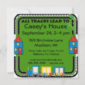 Aangepaste uitnodigingen voor treinpartijen aan bo (Achterkant)