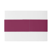 Aangepaste uitnodigingsband uitnodigingen wikkel (Achterkant Voorbeeld)