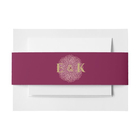 Aangepaste uitnodigingsband uitnodigingen wikkel (Voorkant Voorbeeld)
