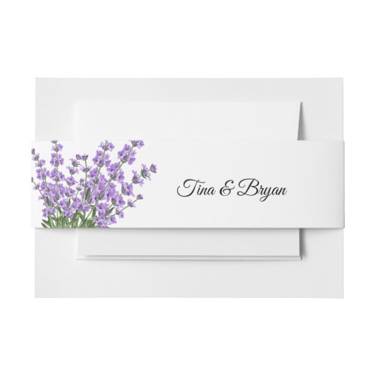 Aangepaste uitnodigingsband uitnodigingen wikkel (Voorkant Voorbeeld)