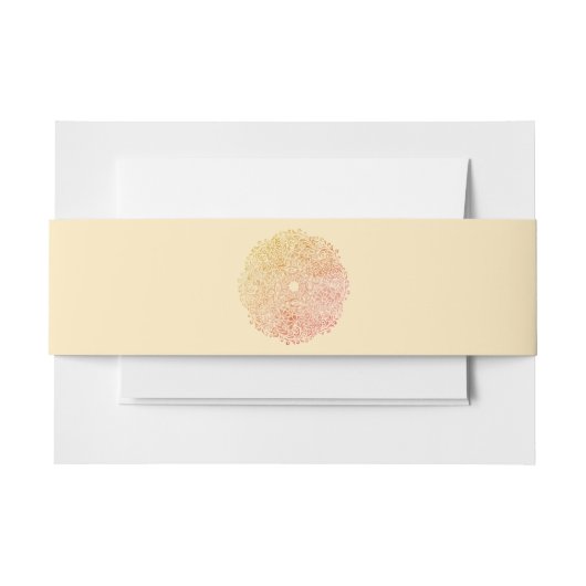 Aangepaste uitnodigingsband uitnodigingen wikkel (Voorkant Voorbeeld)