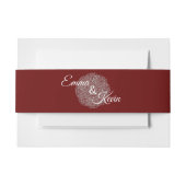 Aangepaste uitnodigingsband uitnodigingen wikkel (Voorkant Voorbeeld)