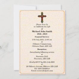 Aangepaste uitvaart Regenboog Kruis Uitnodiging