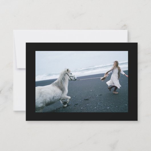 Aangepaste uitvaart sympathie foto dank u kaarten notitiekaartje (Achterkant)