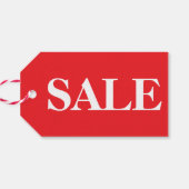 Aangepaste Uitverkoop Tag Stijlvol Gepersonaliseer Cadeaulabel (Achterkant Horizontaal)