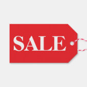 Aangepaste Uitverkoop Tag Stijlvol Gepersonaliseer Cadeaulabel (Voorkant (Horizontaal))