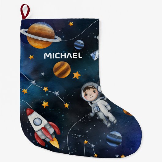 Aangepaste ultraviolette illustratie van het ruimt grote kerstsok (Voorkant)