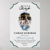 Aangepaste Umrah Mubarak-fotoposter Islamitische p Poster (Voorkant)