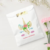 Aangepaste Unicorn Face Favor Bag Bedankzakje (Gezegeld)
