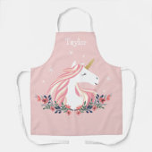 Aangepaste Unicorn Kinder Apron Schort (Voorkant)