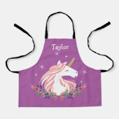 Aangepaste Unicorn Kinder Apron Schort (Voorkant)