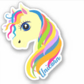 Aangepaste Unicorn-label voor aangepaste sticker (Voorkant)