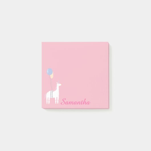 Aangepaste Unicorn met ballonnen na de introductie Post-it® Notes (Voorkant)