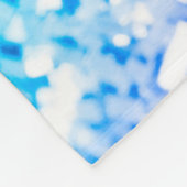 Aangepaste Unicorn Ombre Glitter Fleece Throw Deken (Hoek)