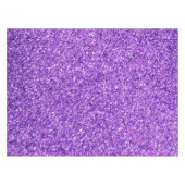 Aangepaste Unicorn Paars Glitter Tablecloth Tafelkleed (Voorkant (Horizontaal))