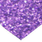 Aangepaste Unicorn Paars Glitter Tablecloth Tafelkleed (Gekanteld)