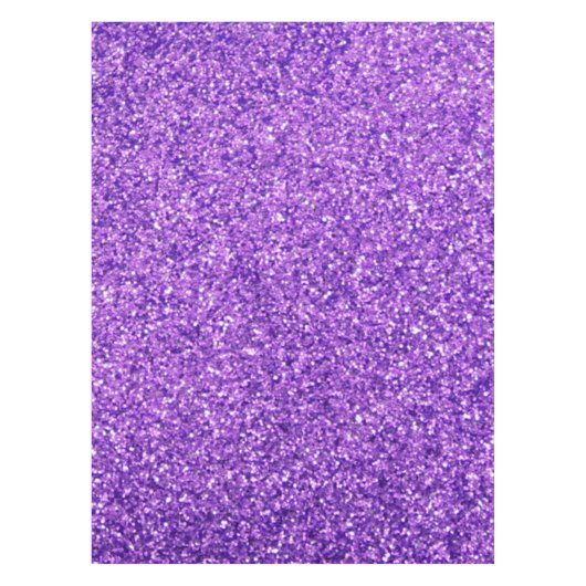 Aangepaste Unicorn Paars Glitter Tablecloth Tafelkleed (Voorkant)