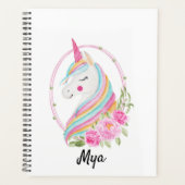 Aangepaste Unicorn Planner (Voorkant)