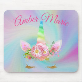 Aangepaste Unicorn Rainbow Floating Muismat