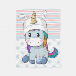 Aangepaste Unicorn Small Baby Boys Fleece Blanket