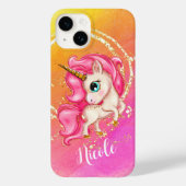 Aangepaste Unicorn-telefoontas Case-Mate iPhone Case (Achterkant)