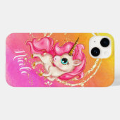 Aangepaste Unicorn-telefoontas Case-Mate iPhone Case (Achterkant (horizontaal))