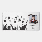 Aangepaste unieke Afstuderen foto, Graduation Cap Bureaumat (Voorkant)
