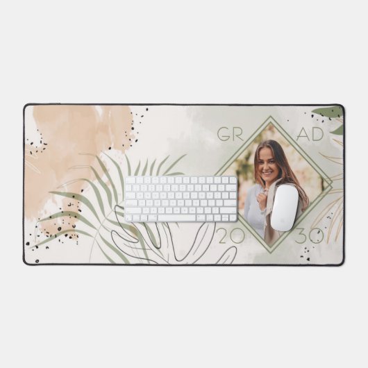 Aangepaste unieke Afstuderen Keepsake Abstract Flo Bureaumat (Keyboard & Muis)