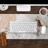 Aangepaste unieke Afstuderen Keepsake Abstract Flo Bureaumat