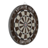Aangepaste unieke familienaam dartbord (Voorkant Links)