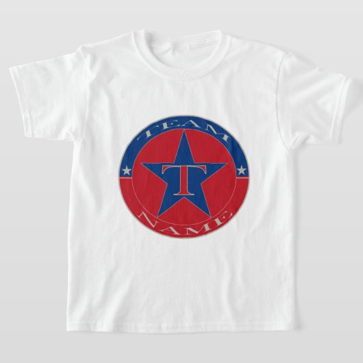 Aangepaste unieke gepersonaliseerde Kinder teamnaa T-shirt (Laagn)