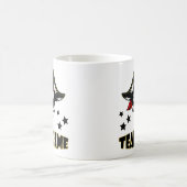 Aangepaste unieke gepersonaliseerde piraat koffiemok (Center)