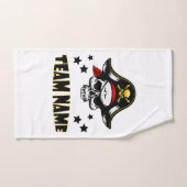 Aangepaste unieke gepersonaliseerde piraten handdo handdoek (Handdoek)