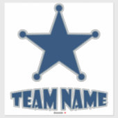 Aangepaste unieke gepersonaliseerde ster sticker (Vel)