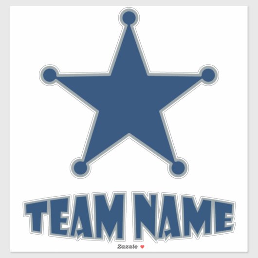 Aangepaste unieke gepersonaliseerde ster sticker (Vel)