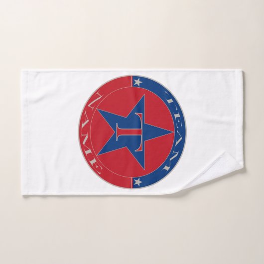 Aangepaste unieke gepersonaliseerde teamnaam handd handdoek (Handdoek)