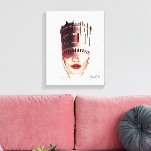 Aangepaste unieke kunstwerk Oude Zweedse watertore Canvas Afdruk (Insitu (Woonkamer))