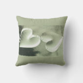 Aangepaste unieke moderne elegante twee zilveren h kussen (Achterkant)