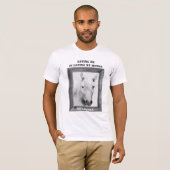 Aangepaste unieke paardenliefhebber t-shirt (Voorkant volledig)