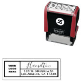 Aangepaste, unieke persoonlijke Logo Zelfinktende Stempel (In situ)