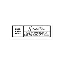 Aangepaste, unieke persoonlijke Logo Zelfinktende Stempel