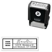 Aangepaste, unieke persoonlijke Logo Zelfinktende Stempel (In situ)