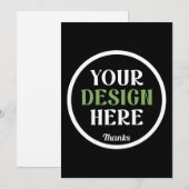 Aangepaste, unieke, slanke & minimalistische Hersh (Voorkant / Achterkant)