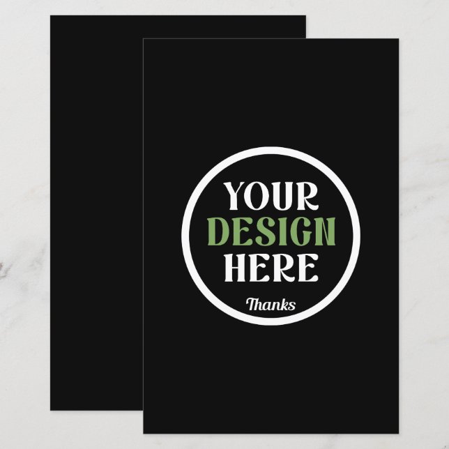 Aangepaste, unieke, slanke & minimalistische Hersh (Voorkant / Achterkant)