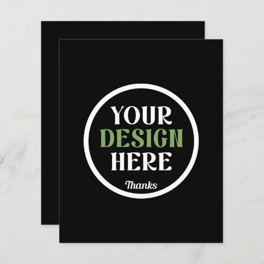 Aangepaste, unieke, slanke & minimalistische Hersh (Voorkant / Achterkant)