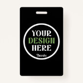 Aangepaste, unieke, slanke & minimalistische Hersh Badge (Voorkant)