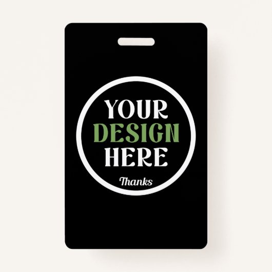 Aangepaste, unieke, slanke & minimalistische Hersh Badge (Voorkant)