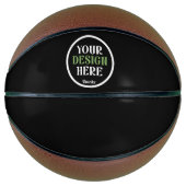 Aangepaste, unieke, slanke & minimalistische Hersh Basketbal (Voorkant)